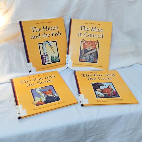 Aesops Fables 7 Book Set Graham Percy Hardcover - Picture 2 of 8